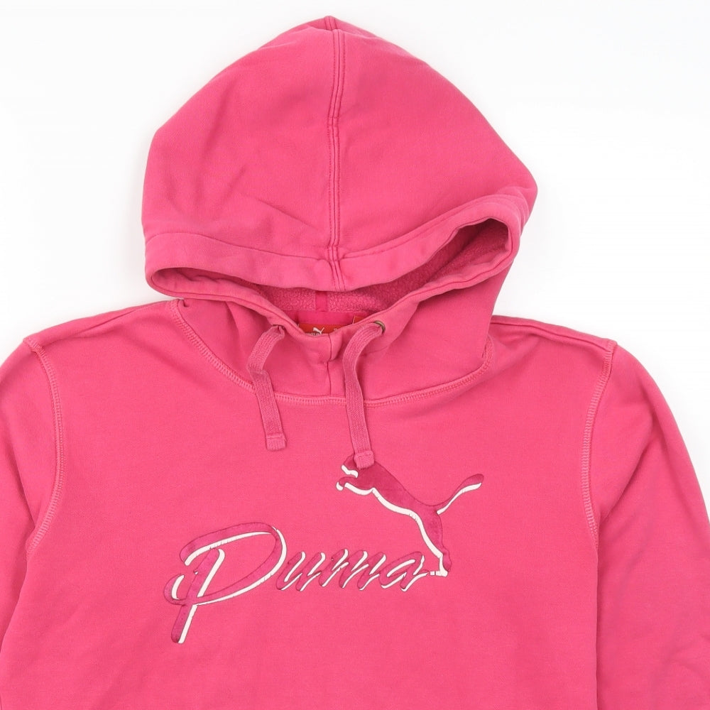 PUMA Womens Pink   Pullover Hoodie Size 12