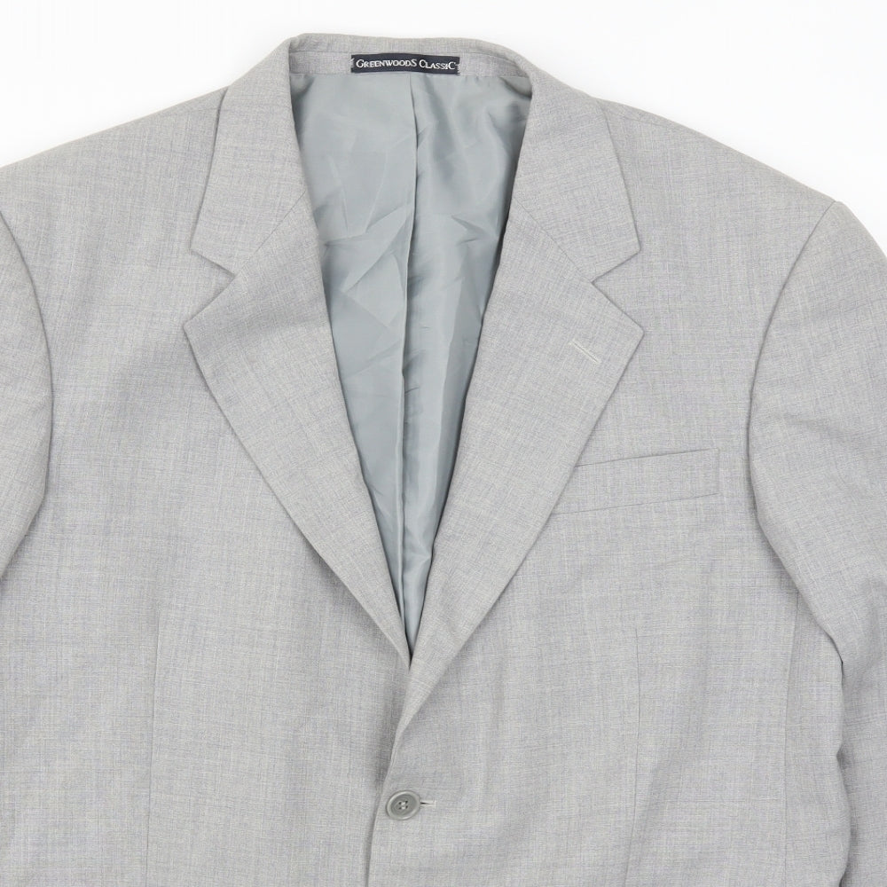 Greenwoods Mens Grey   Jacket Suit Jacket Size 42