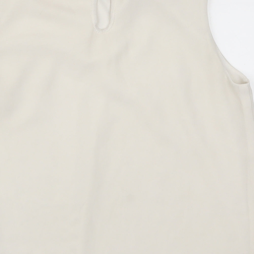 New Look Girls White   Basic Tank Size 12 Years