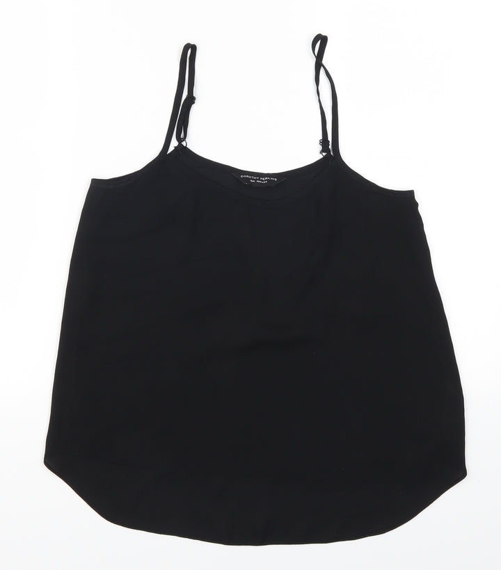 Dorothy Perkins Womens Black Basic Tank Size 8