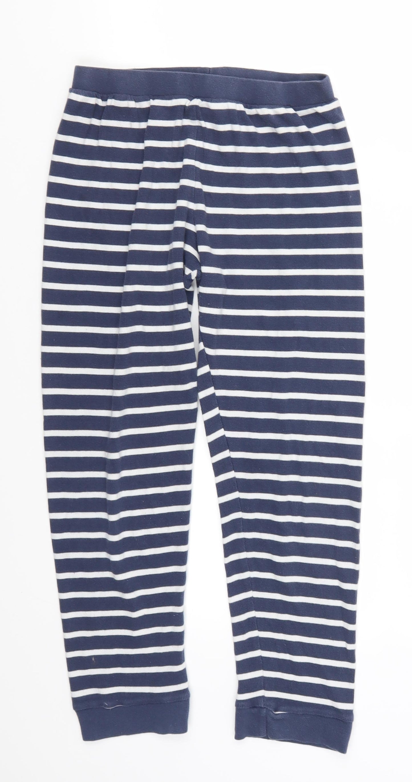 Marks and Spencer Girls Blue Striped  Snow Pants Trousers Size 11-12 Years