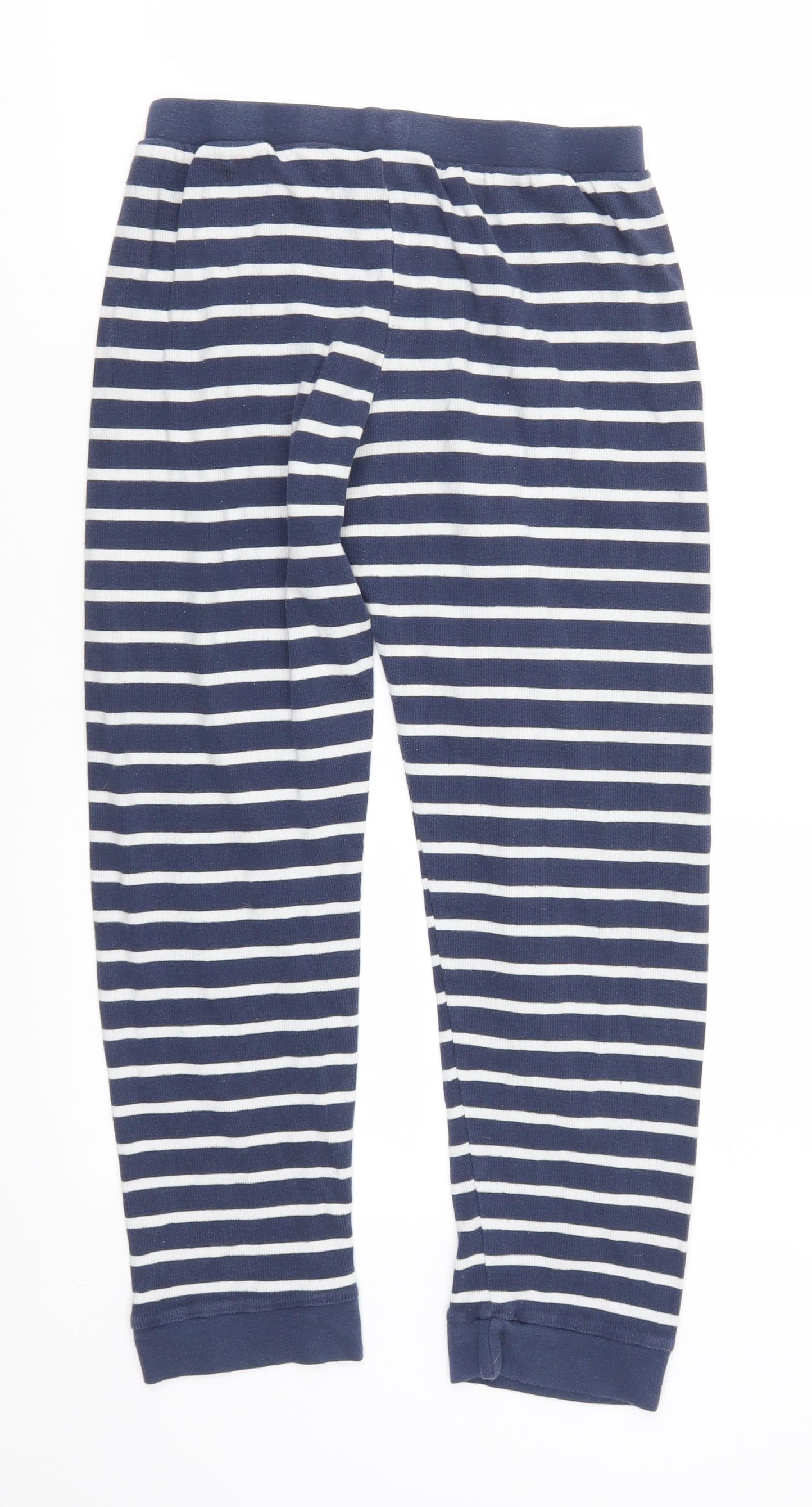 Marks and Spencer Girls Blue Striped  Snow Pants Trousers Size 11-12 Years