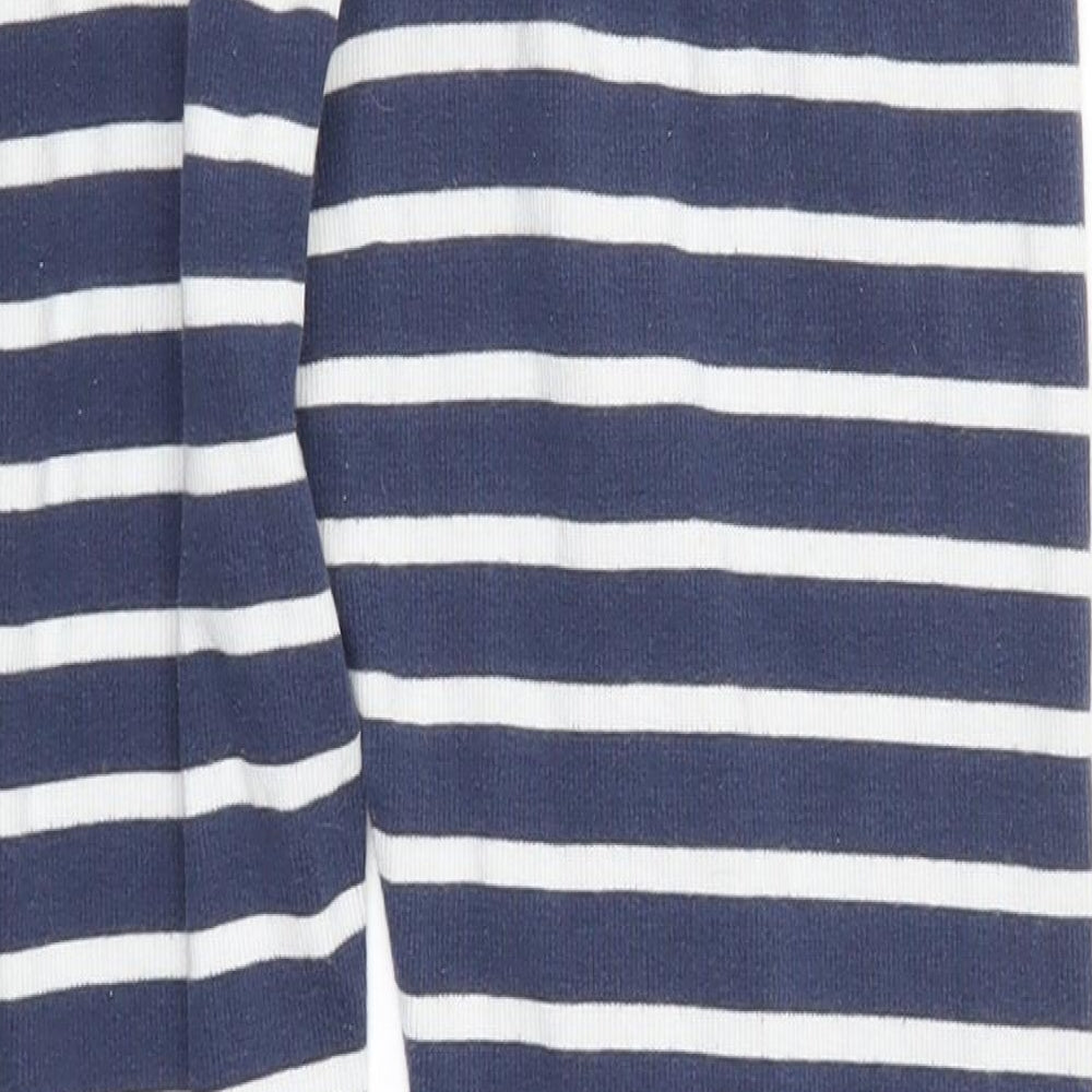 Marks and Spencer Girls Blue Striped  Snow Pants Trousers Size 11-12 Years