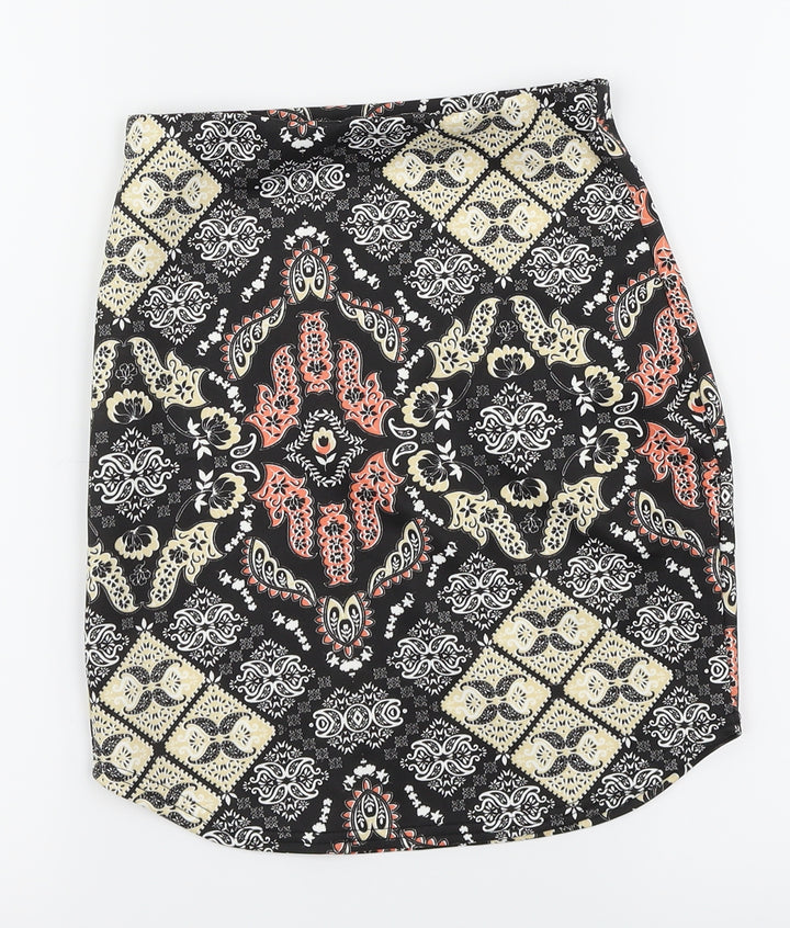 Preworn Womens Multicoloured Fair Isle Mini Skirt Size M