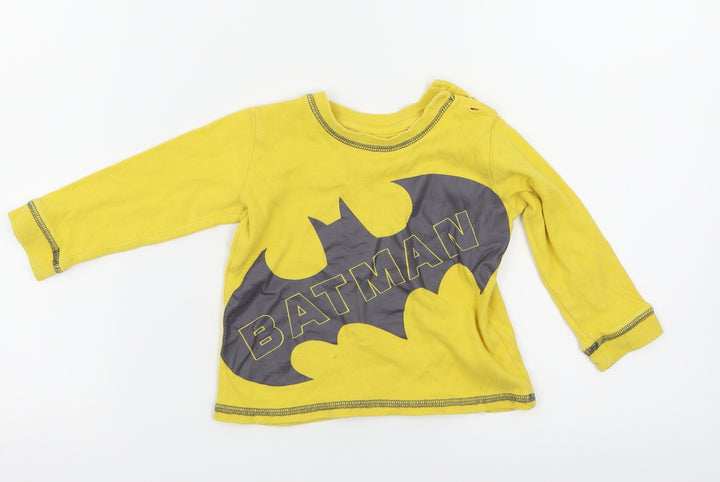 George Boys Yellow   Basic T-Shirt Size 12-18 Months