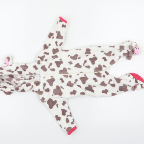 Early Days Girls White Animal Print  Kaftan One Piece Size 0-3 Months  - Cow