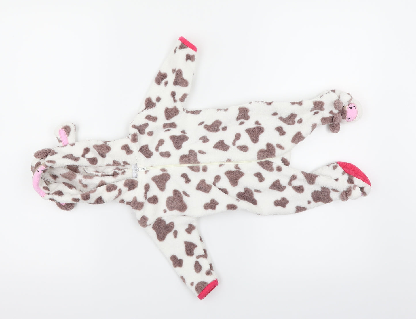 Early Days Girls White Animal Print  Kaftan One Piece Size 0-3 Months  - Cow