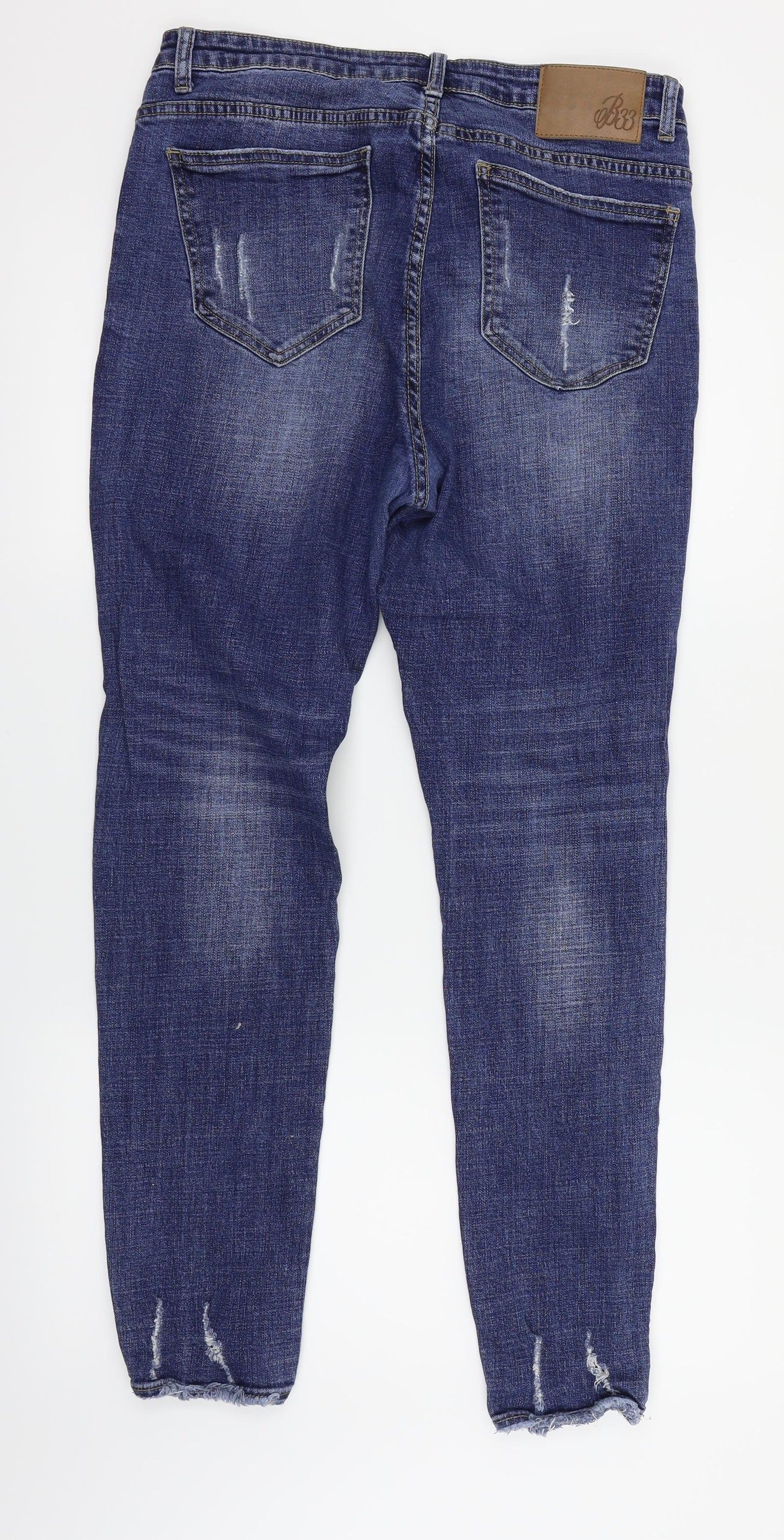 B33 Mens Blue   Skinny Jeans Size 30 in L28 in