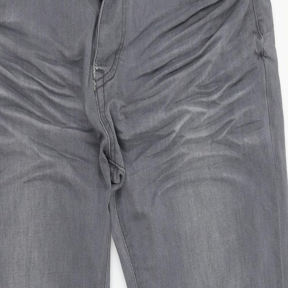Born RIch Mens Grey   Skinny Jeans Size 36 in L30 in
