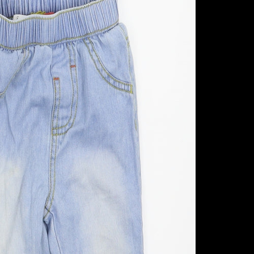 George Girls Blue   Jogger Jeans Size 12-18 Months