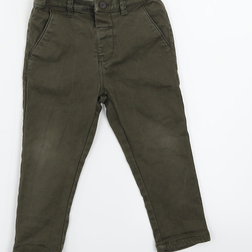 NEXT Boys Green   Cargo Trousers Size 12-18 Months