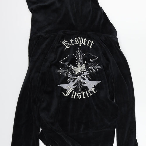 Original Classics Womens Black   Pullover Hoodie Size L