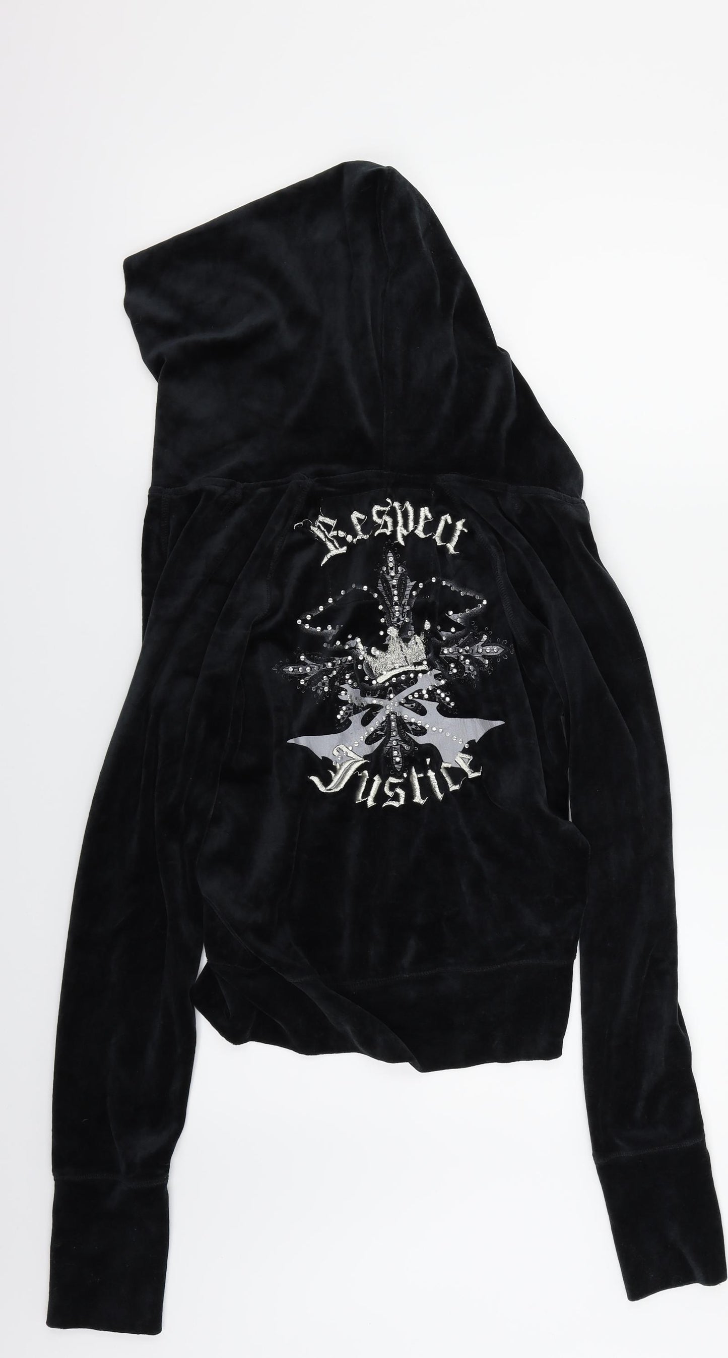 Original Classics Womens Black   Pullover Hoodie Size L