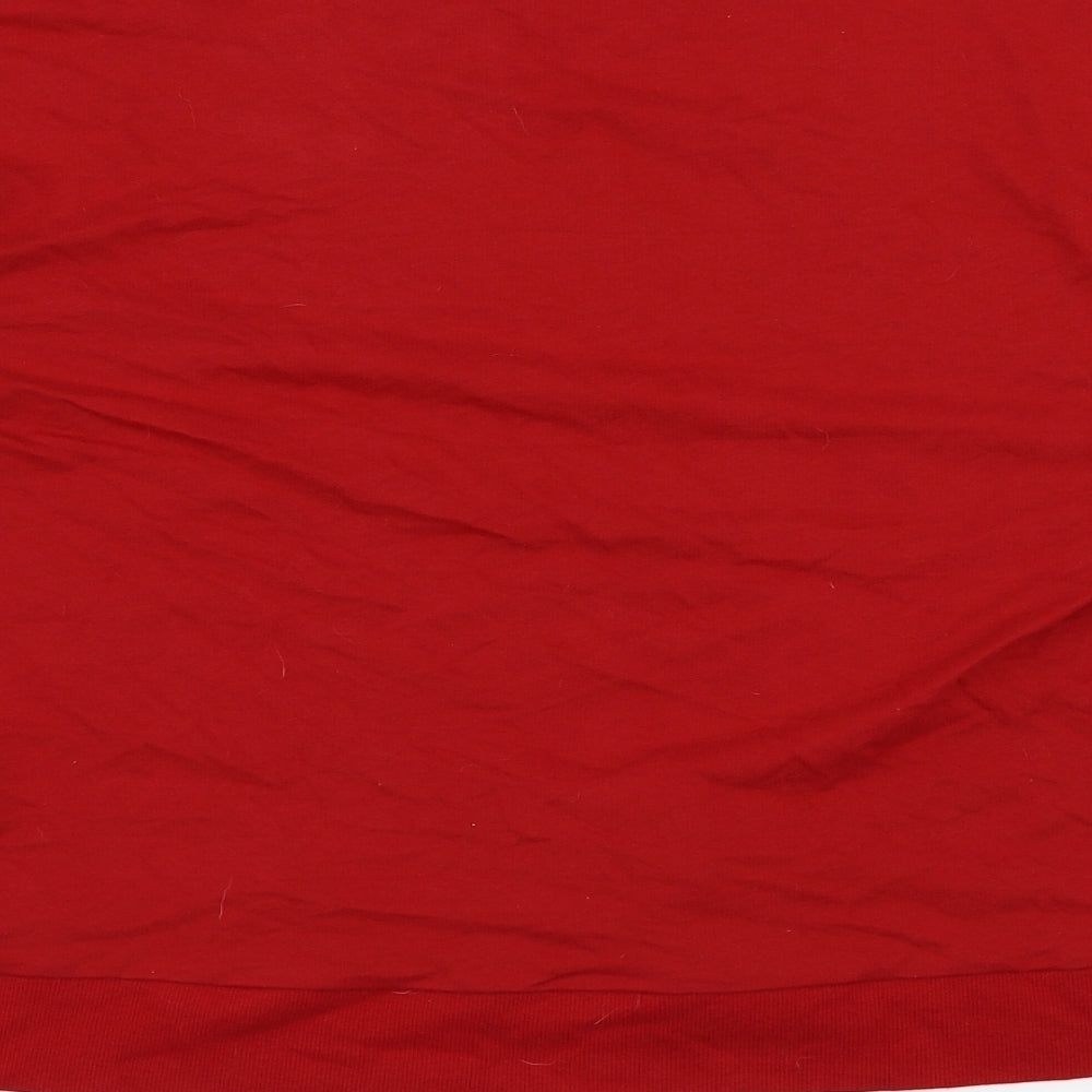 Divided Mens Red    T-Shirt Size M