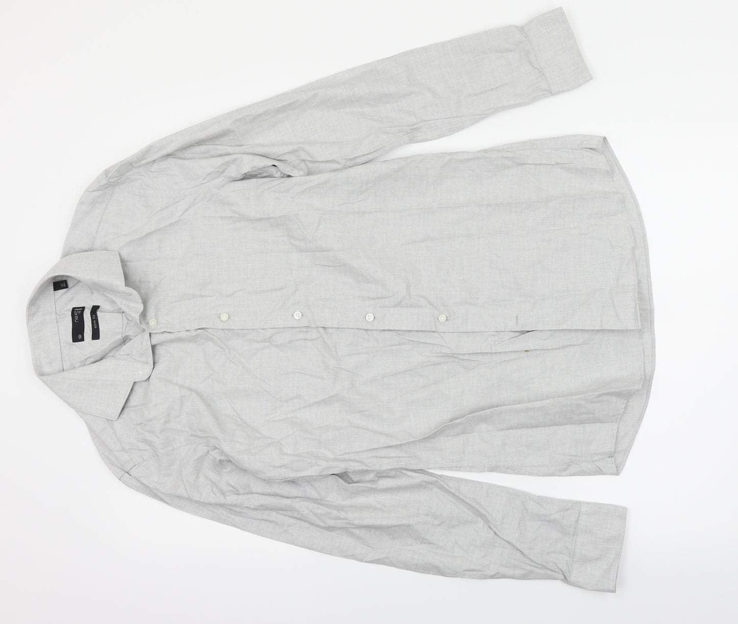 NEXT Mens Grey    Button-Up Size M
