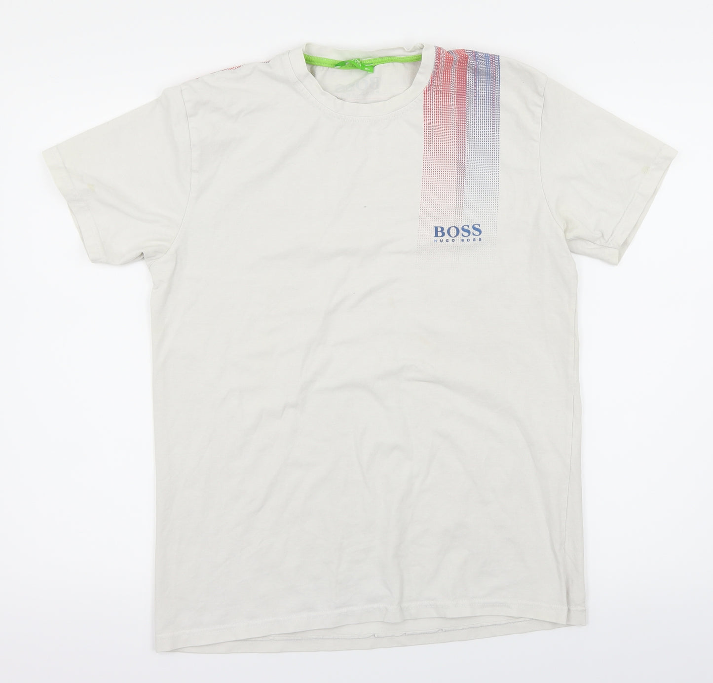 HUGO BOSS Mens White    T-Shirt Size XL