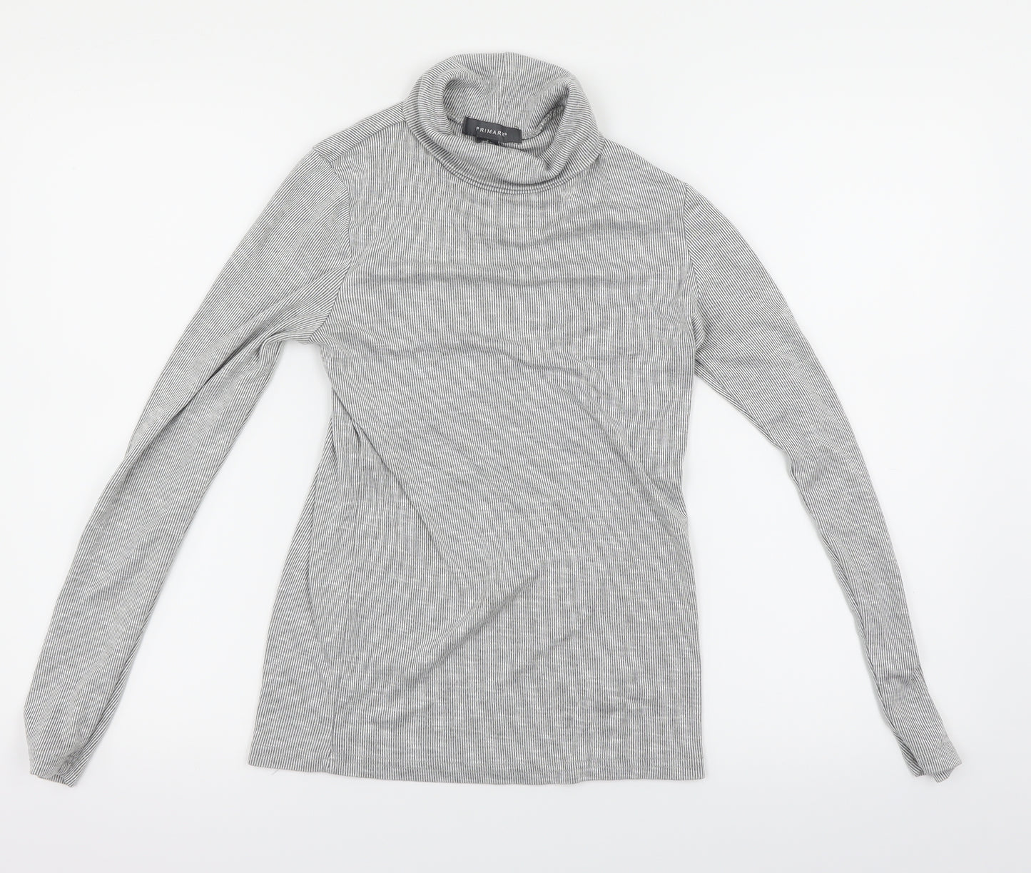 Primark Womens Grey Striped  Pullover Jumper Size 12