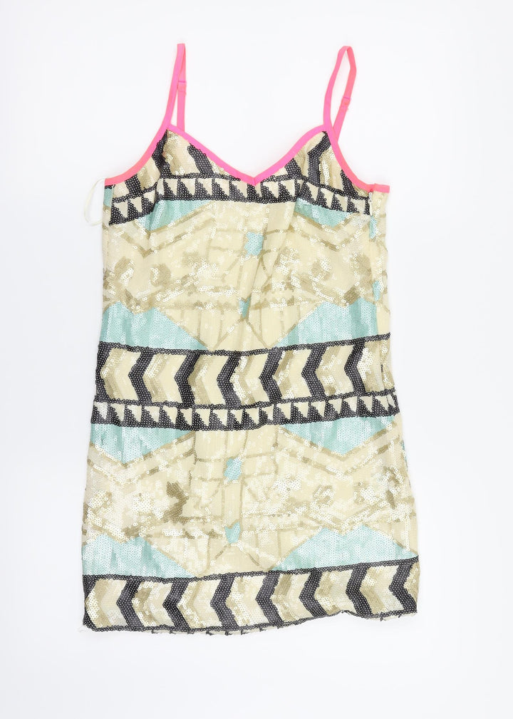 Miss Selfridge Womens Multicoloured Animal Print Camisole Tank Size 6