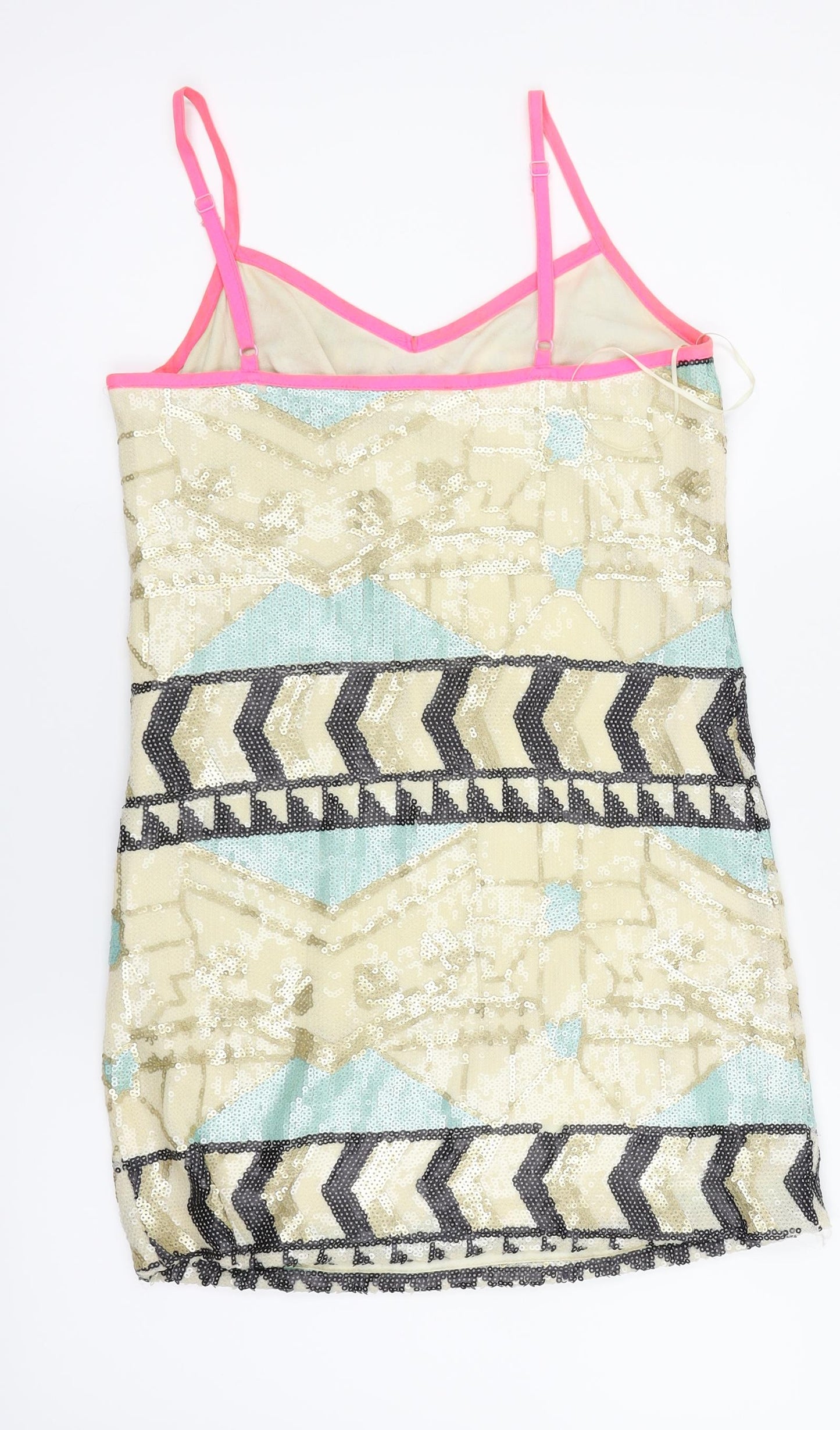 Miss Selfridge Womens Multicoloured Animal Print  Camisole Tank Size 6