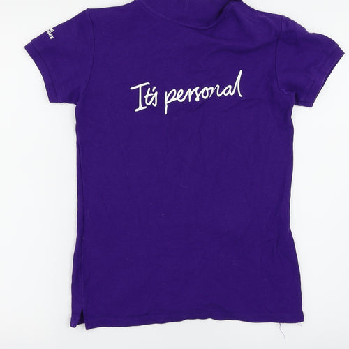 Gildan Womens Purple   Basic Polo Size S