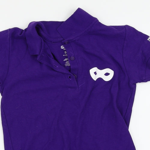 Gildan Womens Purple   Basic Polo Size S