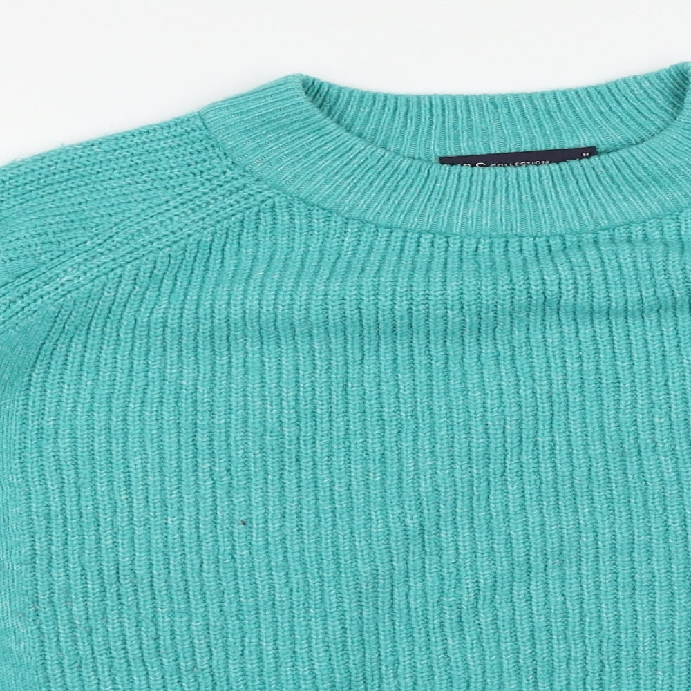 M&S Womens Green   Pullover Jumper Size M