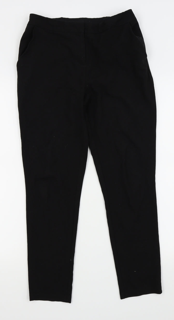 Asda George Girls Black   Chino Trousers Size 12-13 Years