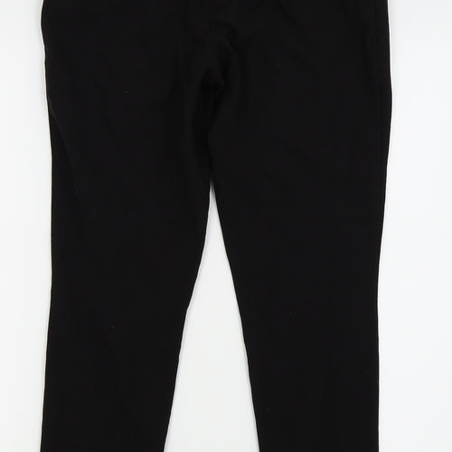 Asda George Girls Black   Chino Trousers Size 12-13 Years