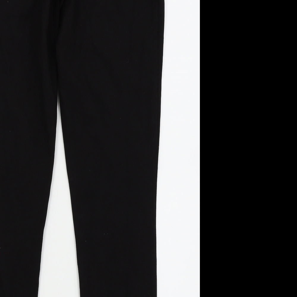 Asda George Girls Black   Chino Trousers Size 12-13 Years