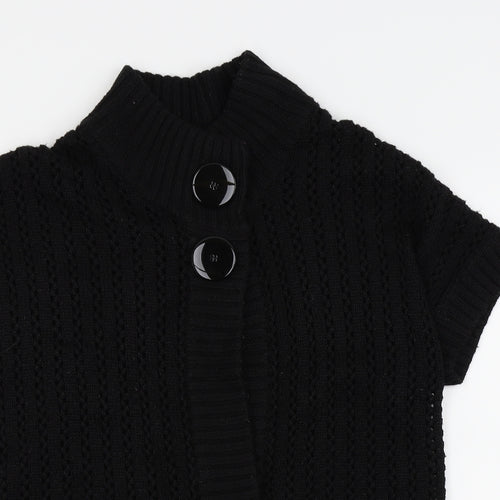 BHS Womens Black   Cardigan Jumper Size 18