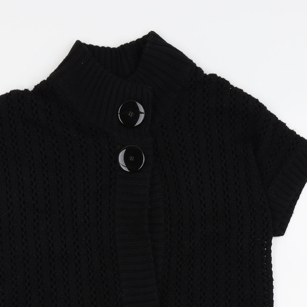 BHS Womens Black   Cardigan Jumper Size 18