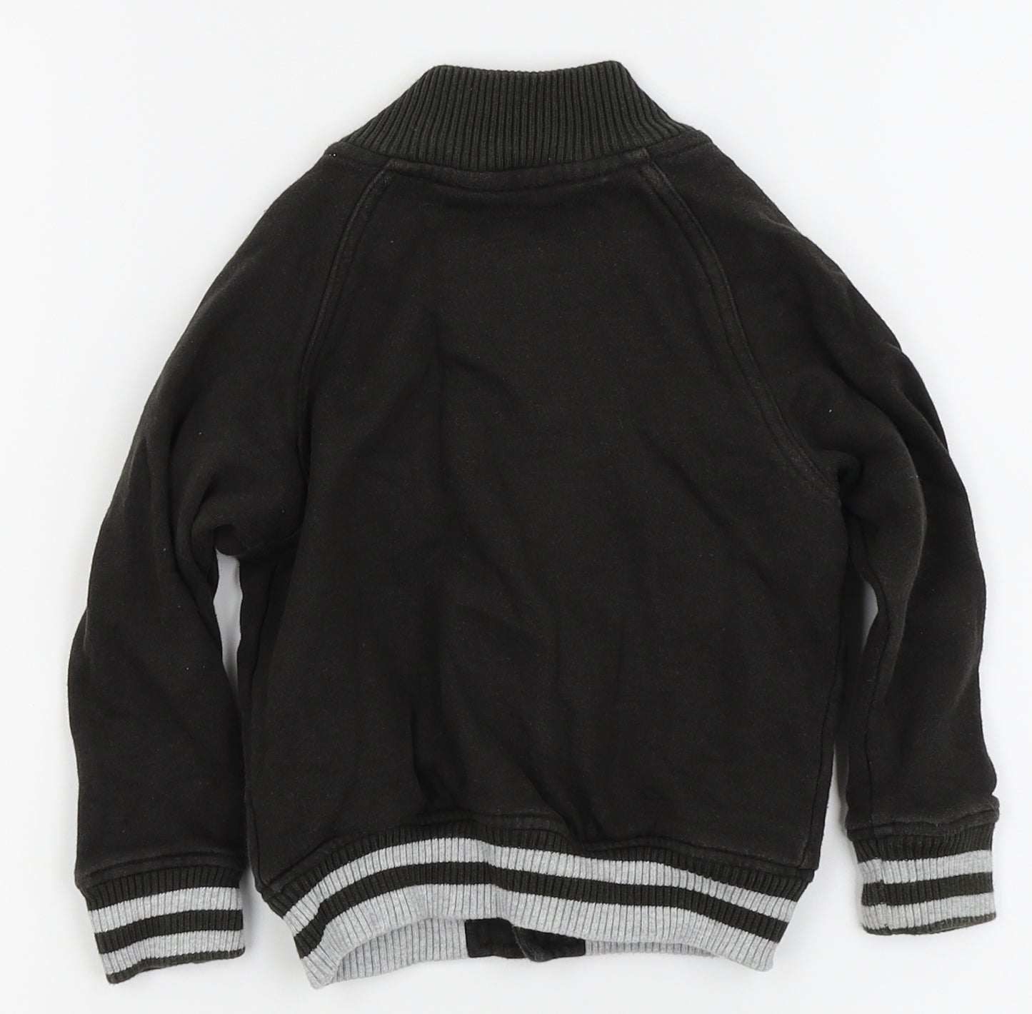 worwear & co Boys Black   Pullover Jumper Size 18-24 Months  - button up jackets