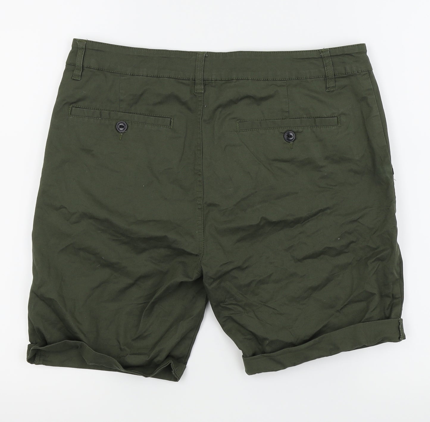ASOS Mens Green   Chino Shorts Size 30 in
