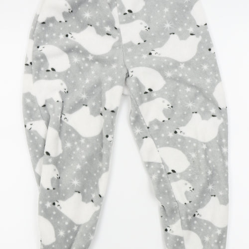 Just Like You Girls White Animal Print  Capri Pyjama Pants Size 10-11 Years