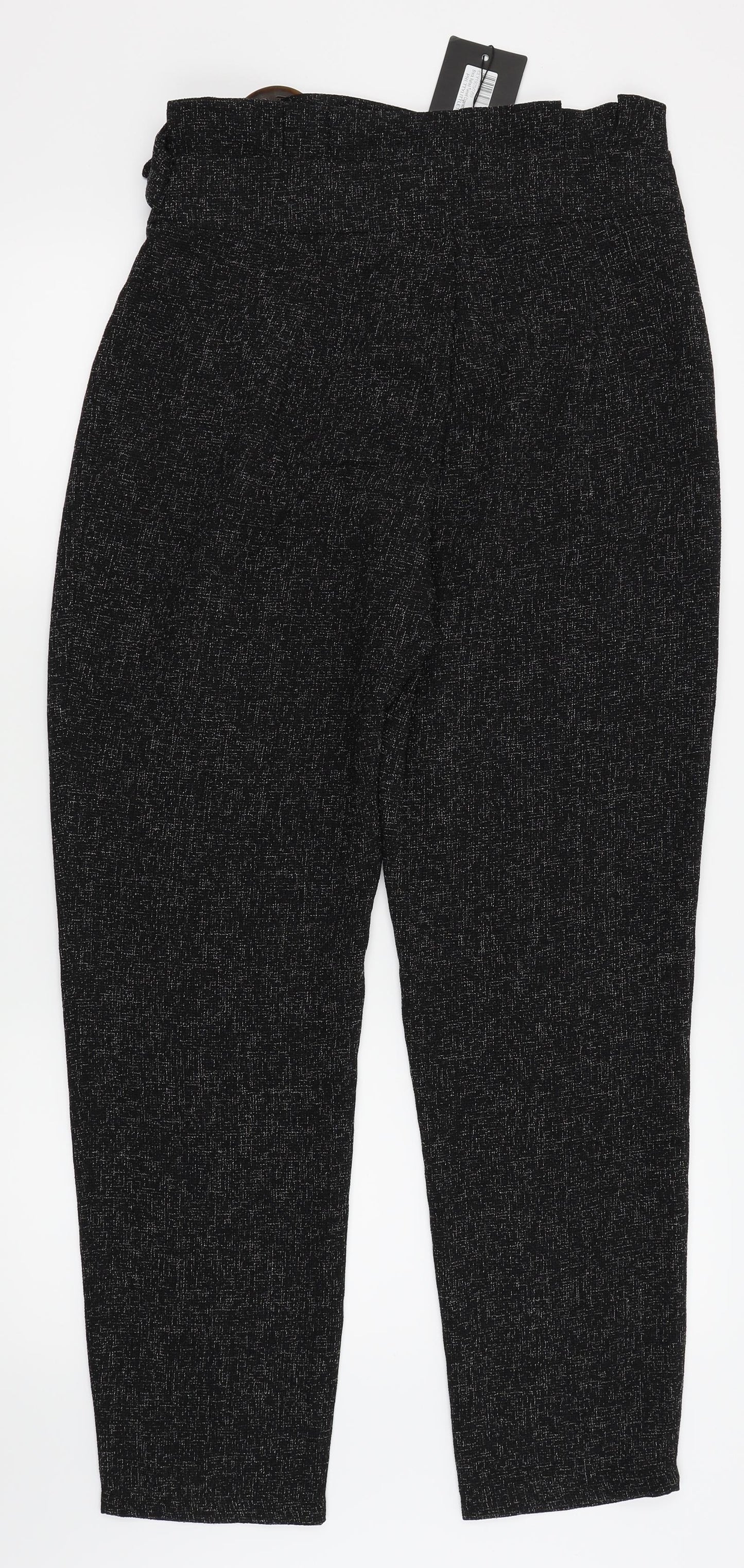PLT Womens Black   Trousers  Size 12 L27.5 in