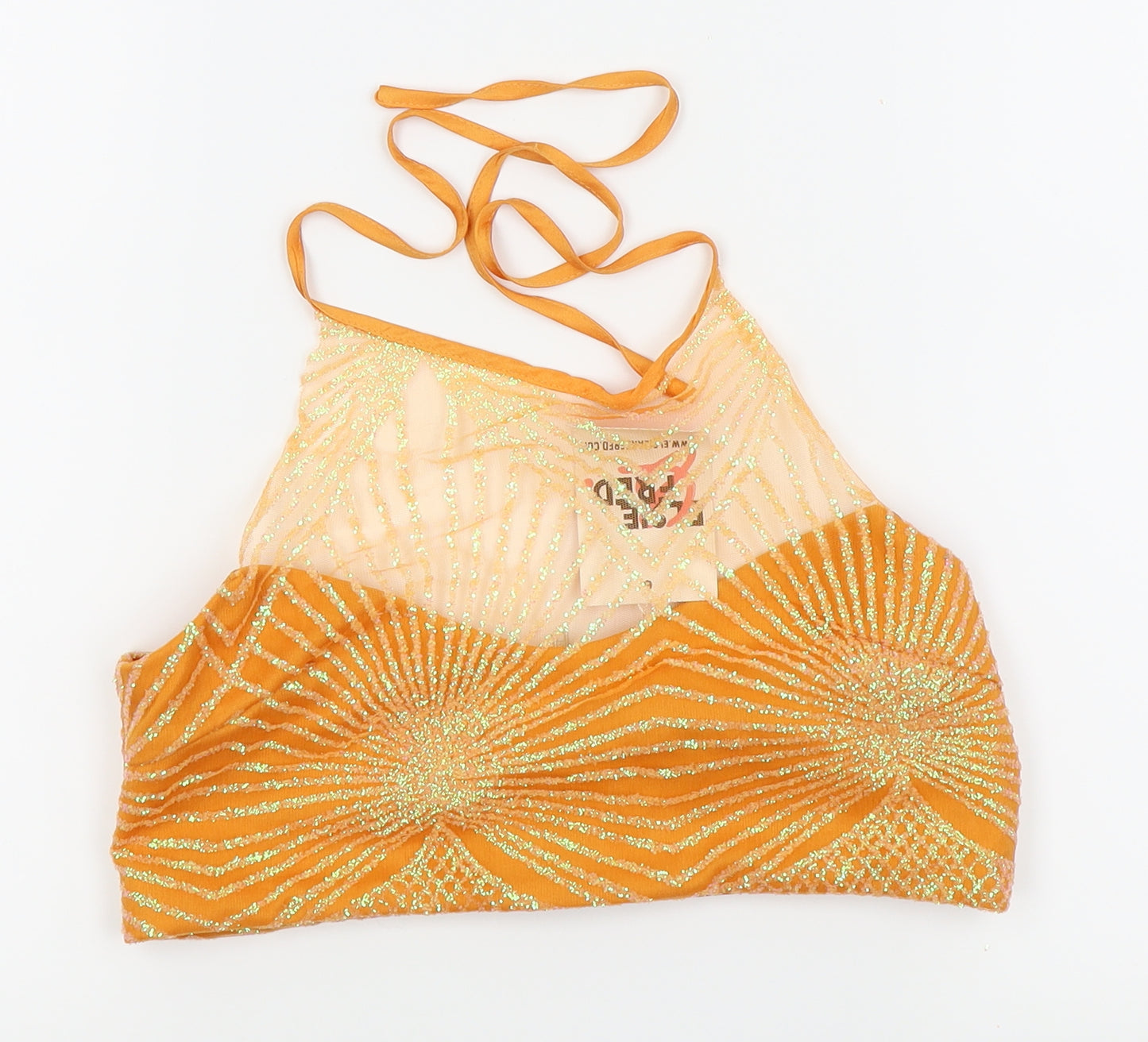 elsie fred Womens Orange   Camisole Tank Size M  - crop top