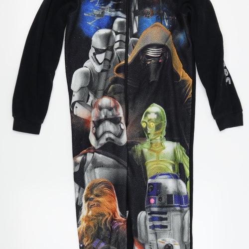 Asda George Boys Black Solid   One Piece Size 11-12 Years  - star wars