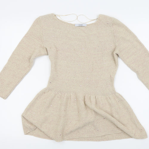 Asda George Womens Beige   Basic T-Shirt Size 10
