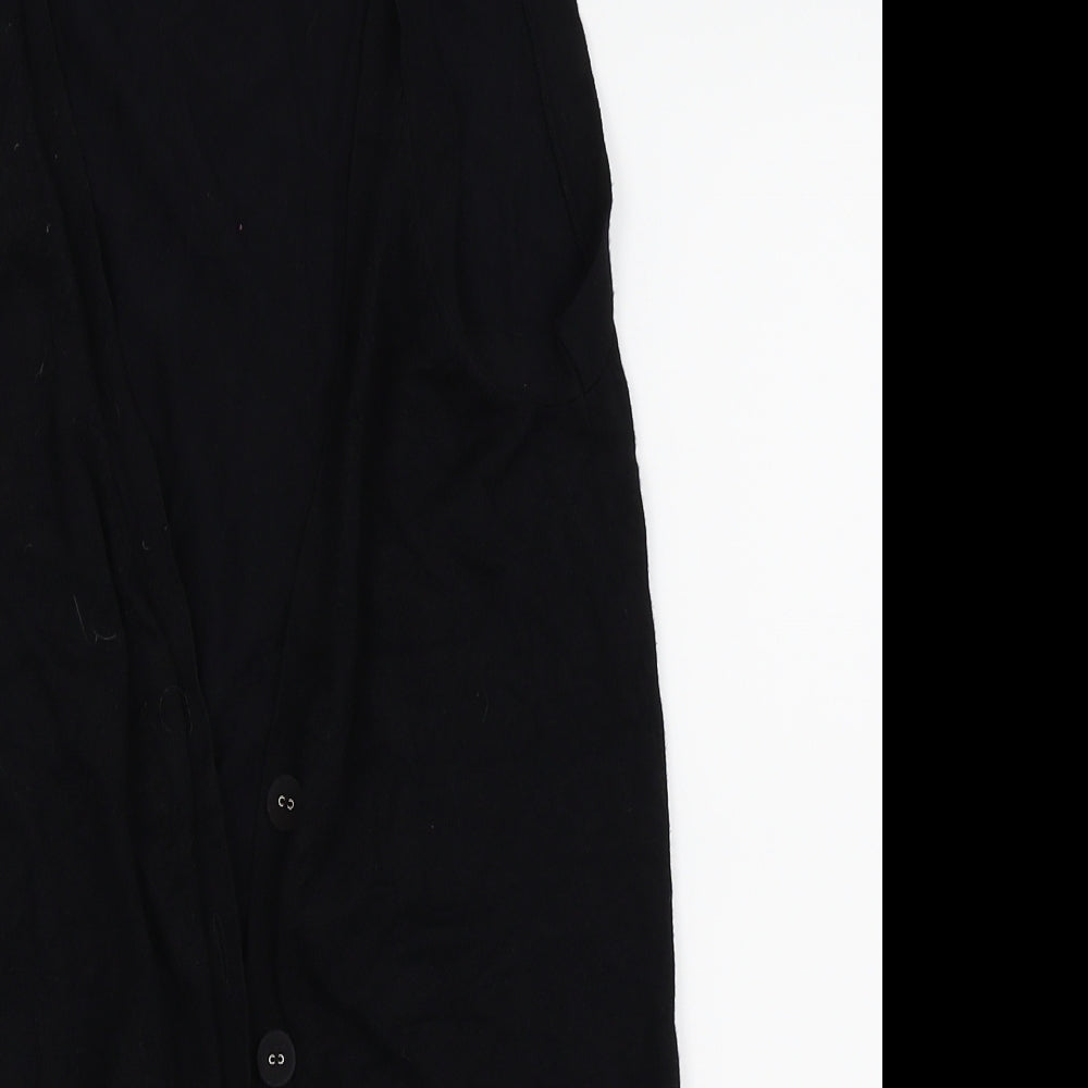 M&S Womens Black   Cardigan Jumper Size 8