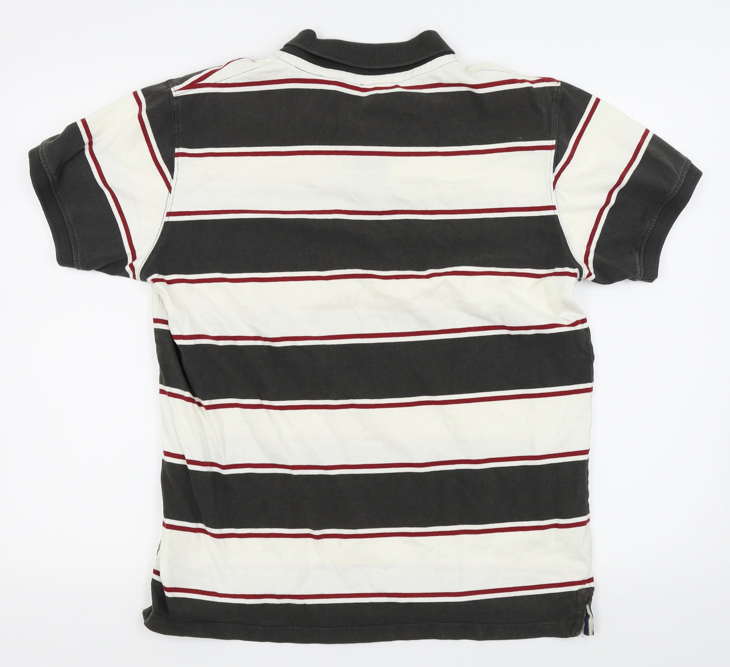 jack jones Mens Brown Striped   Polo Size XL