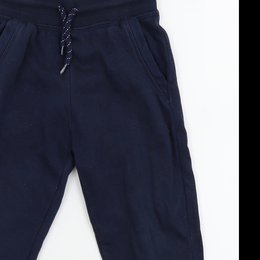 Primark Boys Blue   Jogger Trousers Size 3-4 Years