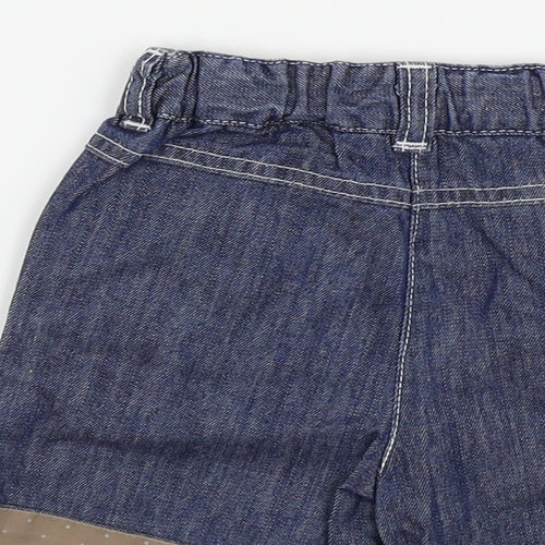 Vertbaudet Girls Blue   Capri Trousers Size 18 Months  - shorts