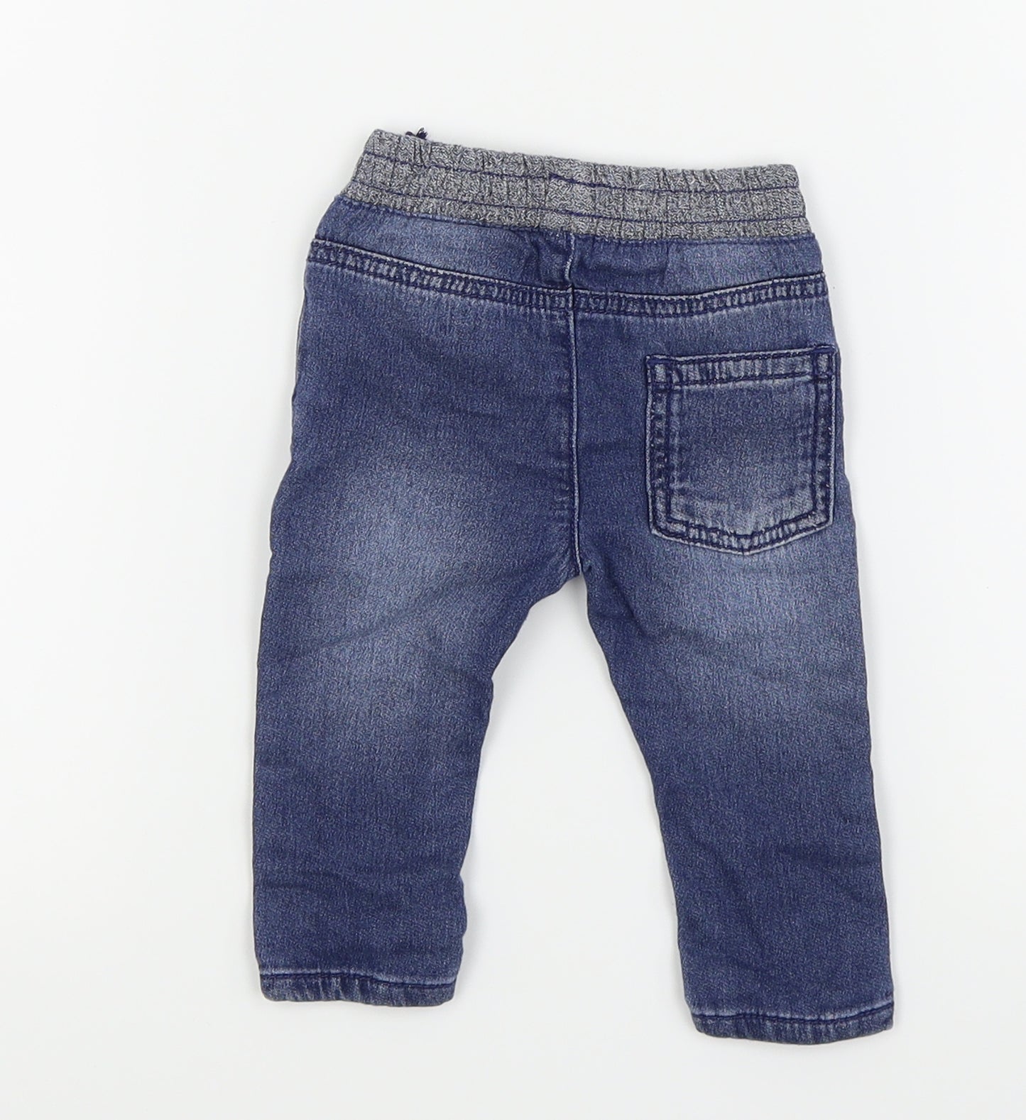 Nutmeg Boys Blue   Cargo Jeans Size 0-3 Months