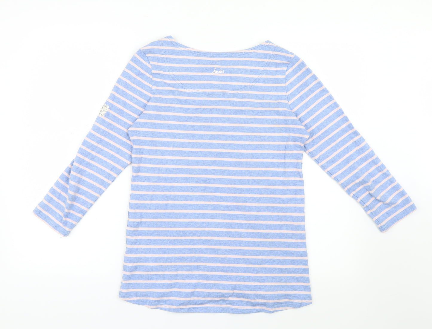 Joules Womens Purple Striped Knit Pullover Jumper Size 10