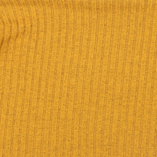 Primark Womens Yellow  Knit Pullover Jumper Size 6