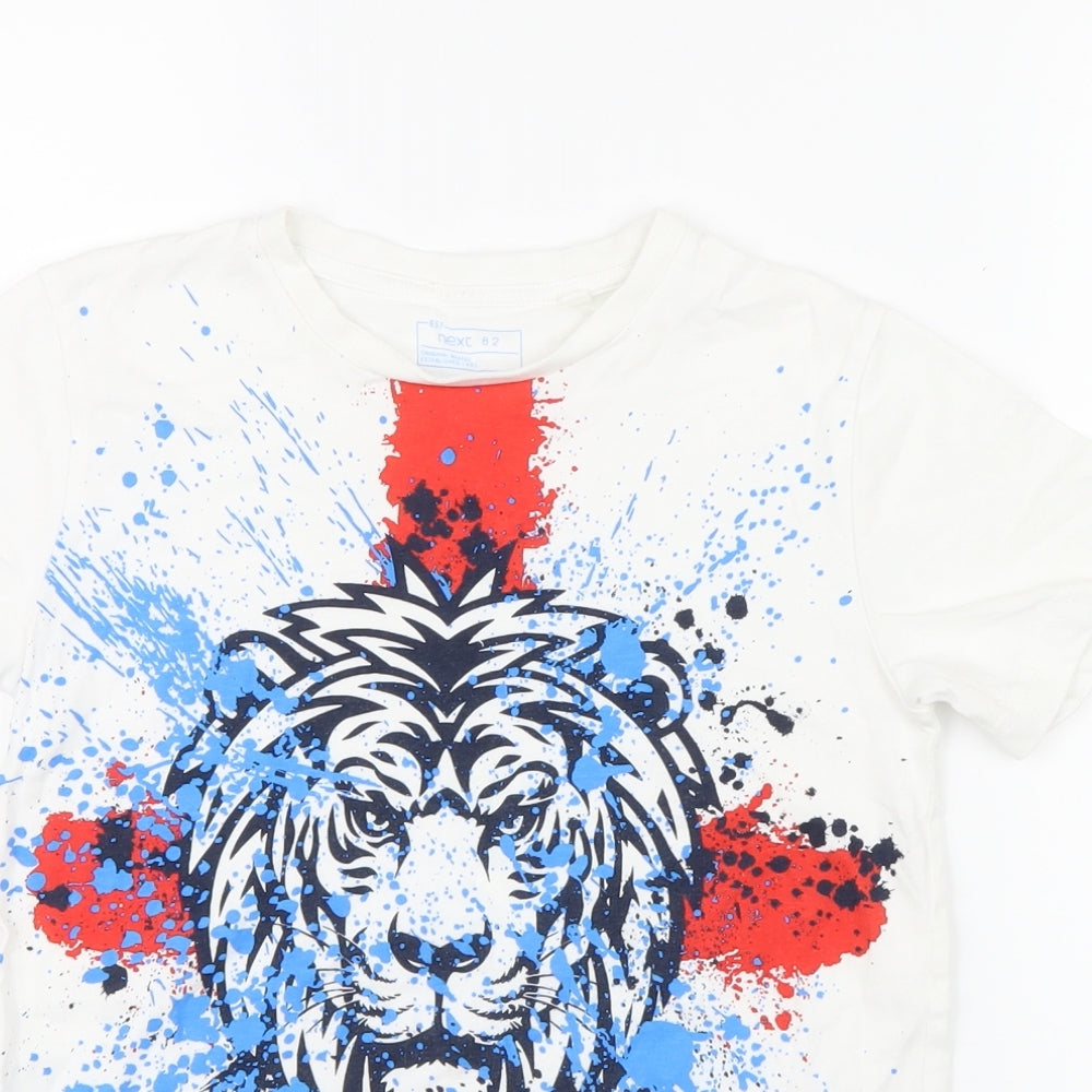NEXT Boys White   Basic T-Shirt Size 8 Years  - England