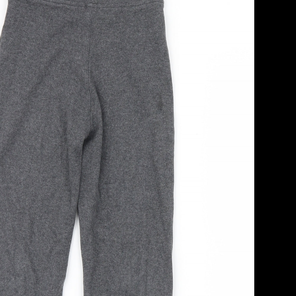 Marks and Spencer Girls Grey   Carrot Trousers Size 7-8 Years