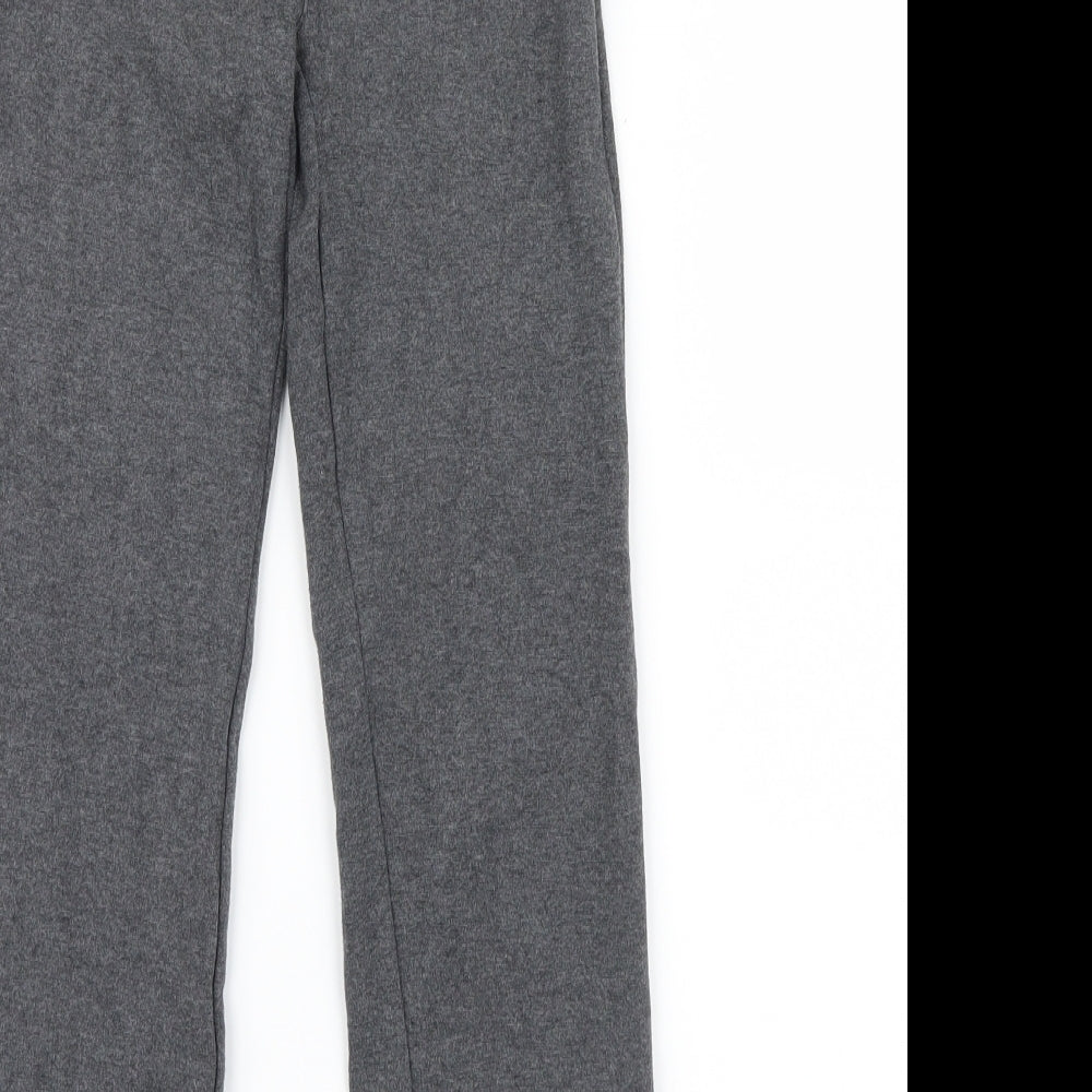 Marks and Spencer Girls Grey   Carrot Trousers Size 7-8 Years