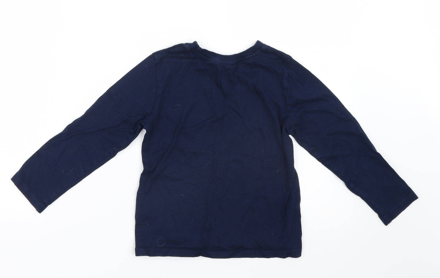 H&M Boys Blue   Basic T-Shirt Size 5-6 Years  - Christmas