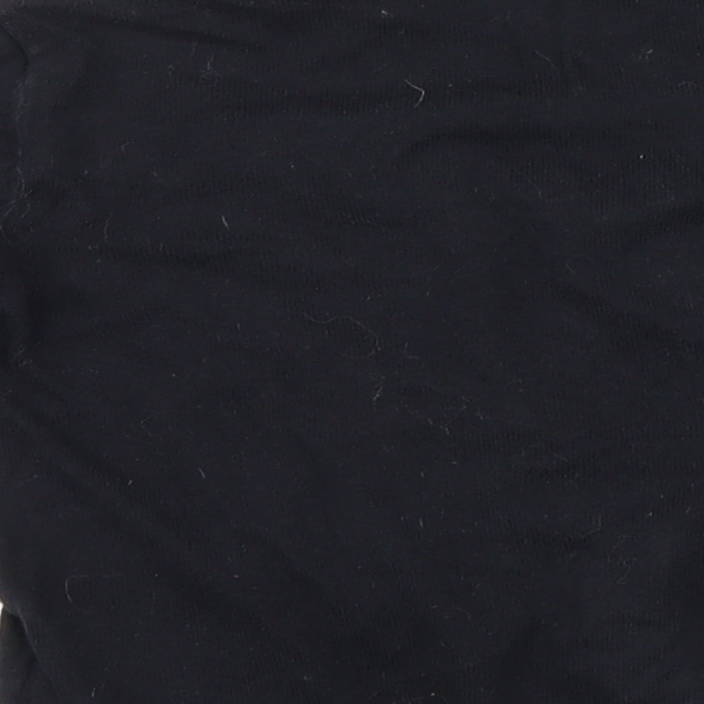 H&M Boys Black  Knit Pullover Jumper Size 5-6 Years